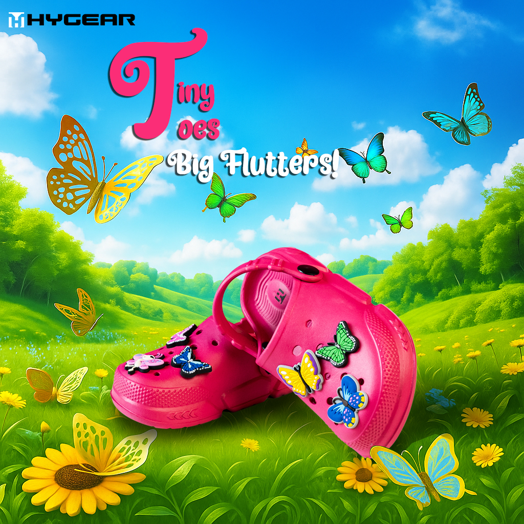 Butterfly Kids Clogs